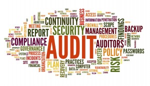 Audit and compliance in word tag cloud